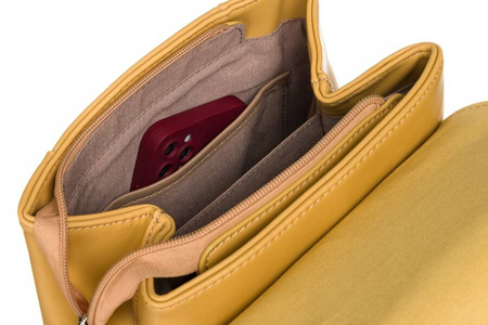 Klassischer Damen Rucksack aus Öko-Leder – David Jones