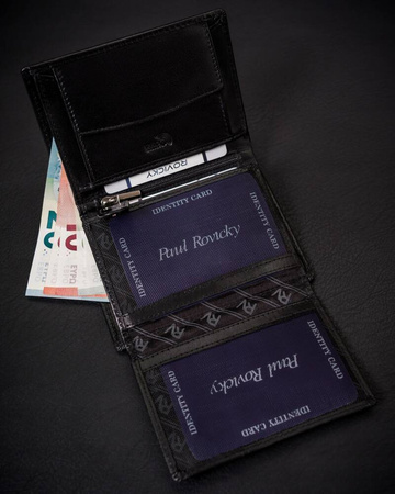 Herren Geldbörse aus Leder mit RFID-Schutz – Rovicky