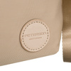Damen-Umhängetasche aus Nylon in Beige, ein Hauptfach und mit Reißverschluss – Peterson