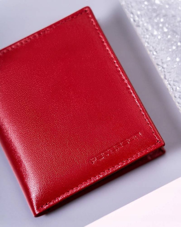 Kleine Damen Geldbörse aus Leder ohne Verschluss – Peterson