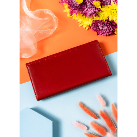 Modische Damen Geldbörse aus Leder mit Fächern – Peterson