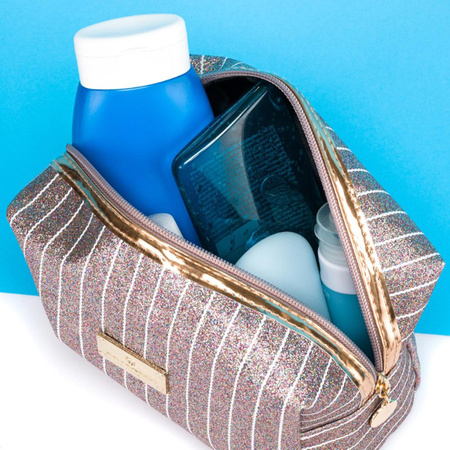 Rechteckige Damen Kosmetiktasche für Kosmetik und Zubehör – Peterson