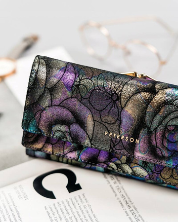 Große Damen Geldbörse aus Leder horizontal – Peterson