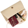 Goldene, glitzernde Damen-Clutch aus synthetischem Stoff – Rovicky