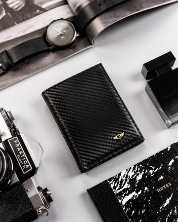 Herren Geldbörse aus Leder mit geriffelter Oberfläche – Peterson