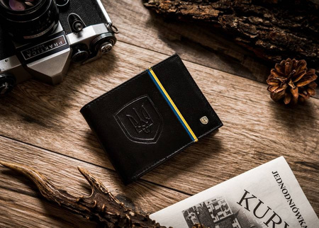 Herren Geldbörse im Querformat aus Echtleder – Peterson