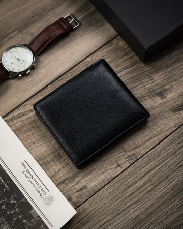 Herren Geldklammer aus Leder mit Kartenfächern – Cavaldi