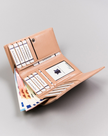 Damen Geldbörse aus Leder mit RFID-Kartenschutz – Lorenti