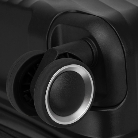 Peterson Koffer-Set aus ABS-Kunststoff in Schwarz