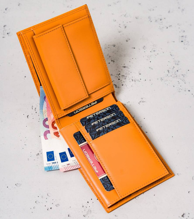 Minimalistische Herren Geldbörse aus Leder – Peterson