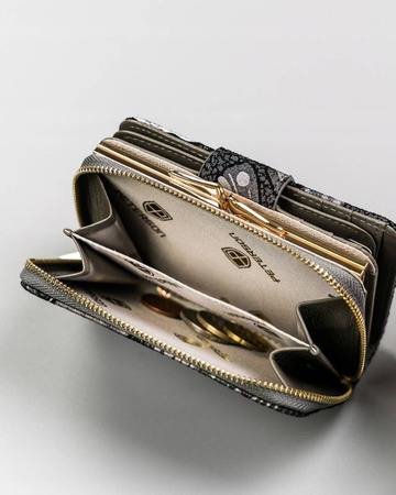 Damen Geldbörse aus Leder mit RFID-Schutz – Peterson