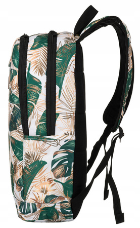 Klassischer Damen Rucksack aus Polyester mit Blumenmuster – Rovicky