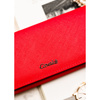 Damen Geldbörse aus Öko-Leder in Rot mit Druckknopf – 4U Cavaldi