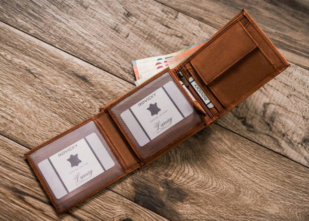 Große Herren Geldbörse aus Leder – Always Wild