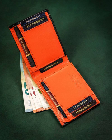 Kleine Herren Geldbörse aus Leder mit RFID-Schutz – Peterson