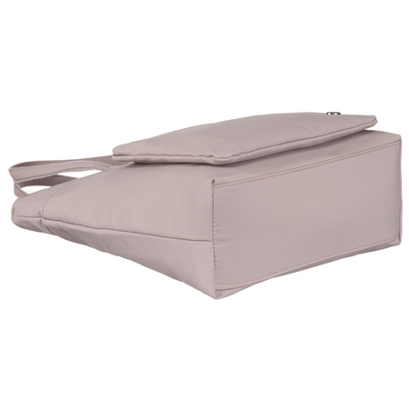 Damen Shopper aus Polyester in Lila mit einem Hauptfach und Fronttasche – Peterson