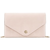 Kleine Damen-Clutch aus synthetischem Stoff in Beige – Rovicky
