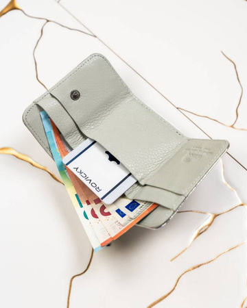 Kleine, elegante Damen Geldbörse aus echtem Leder – Lorenti