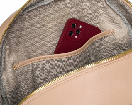 Städtischer, geräumiger Damen Rucksack aus Öko-Leder – Peterson