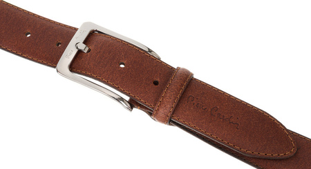 Herren Ledergürtel mit klassischer Schnalle – Pierre Cardin