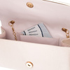 Beige Damen-Clutch aus Synthetikgewebe mit Innentasche – Rovicky