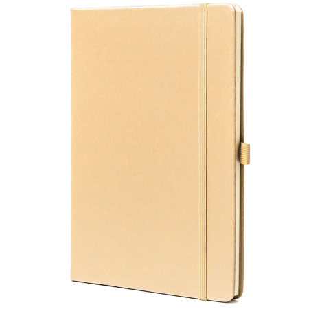 Beiger Notizblock im A5-Format, liniert – Peterson