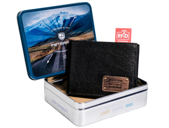 Marken Herren Geldbörse aus echtem Leder – Peterson