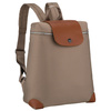 Städtischer Damen-Rucksack aus Polyester in Beige-Braun – Peterson