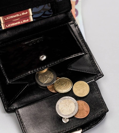 Damen Geldbörse aus Leder mit RFID-Schutz – Peterson