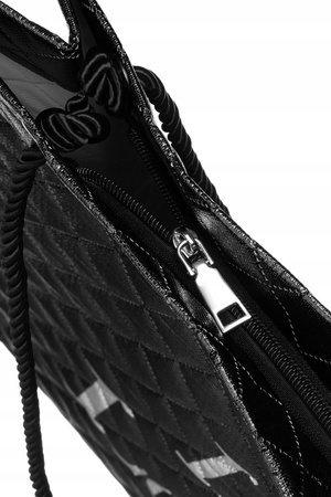 Große, gesteppte Damen Tasche aus Synthetikmaterial – Lorenti