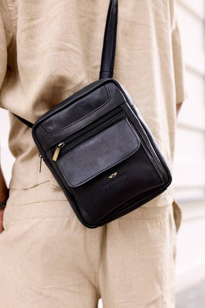 Herren Umhängetasche aus echtem Leder – Peterson