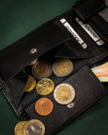 Große Herren Geldbörse aus Leder mit RFID-Schutz – Rovicky