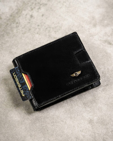 Geschenkset: Herren Geldbörse aus Leder, Etui und Schlüsselanhänger – Peterson