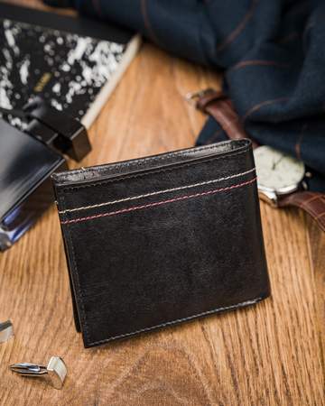 Herren Geldbörse aus Leder Always Wild® für Karten