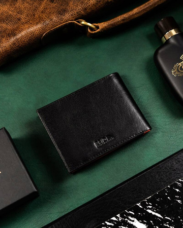 Kleine Herren Geldbörse aus Leder mit RFID-Schutz – Peterson