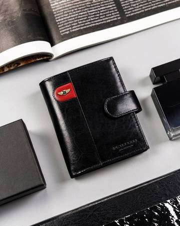 Große Herren Geldbörse mit Druckknopfverschluss – Peterson