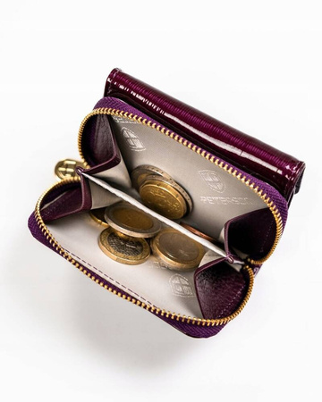 Kleine Damen-Geldbörse aus Lackleder – Peterson