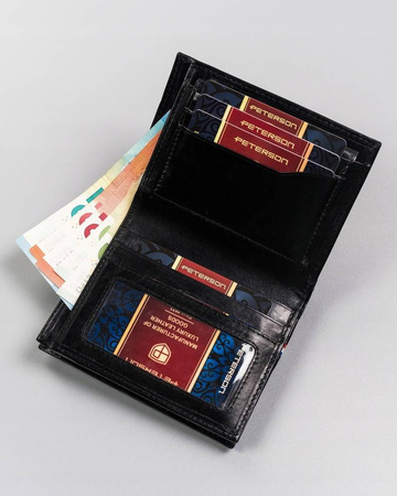 Große Herren Geldbörse ohne Außenverschluss – Peterson