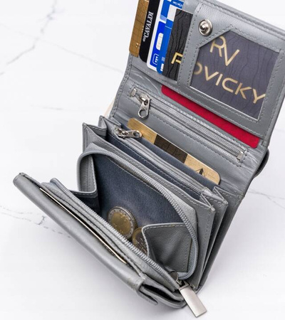 Damen Geldbörse aus Leder mit Fotofach und RFID Schutz – 4U Cavaldi