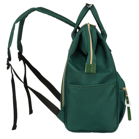 Grüner Damen Reiserucksack mit Laptopfach aus Polyester – Peterson