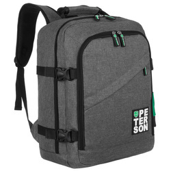 Wasserfester Reiserucksack mit Laptopfach aus Polyester – Peterson