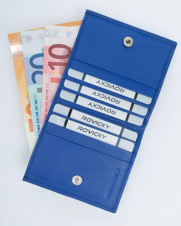 Kleiner praktischer Damen Geldbörse aus echtem Leder – Rovicky