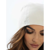 Weiße Damen Wintermütze mit Kristallen – Peterson