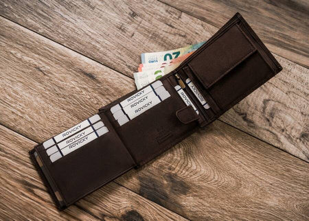 Große Herren Geldbörse aus Leder – Always Wild