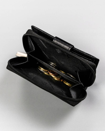 Klassischer Damen Geldbörse mit Druckknopf und Reißverschluss – Peterson