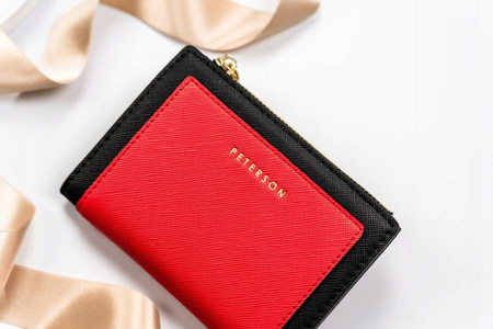 Kleine Damen Portemonnaie aus Öko-Leder – Peterson