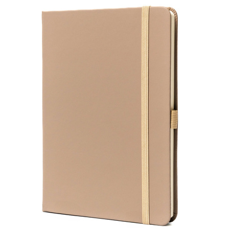 Notizbuch im Format B6 in Khaki mit Punkten bedruckt – Peterson