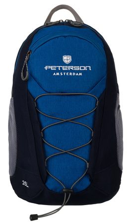 Blauer Trekkingrucksack mit bequemen Schulterriemen – Peterson