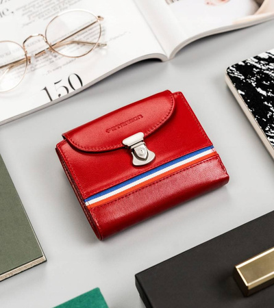 Damen Geldbörse aus Leder mit RFID-Schutz – Peterson