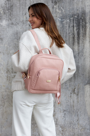 Geräumiger Damen Rucksack aus Öko-Leder – Peterson